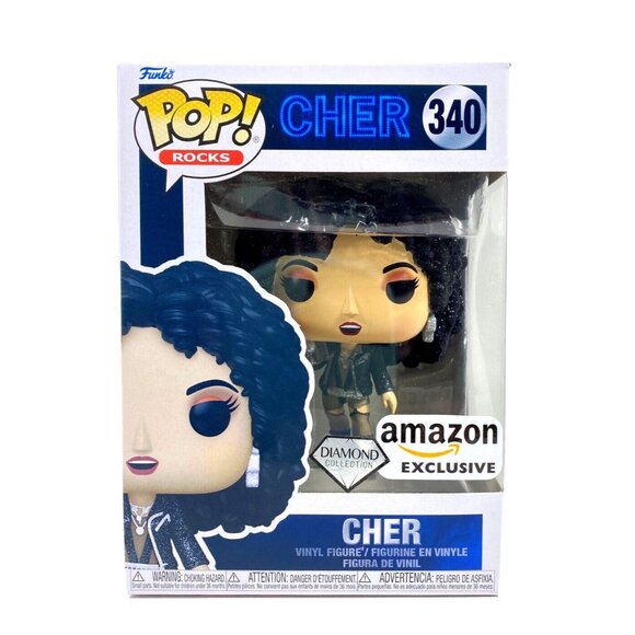 Funko Pop Rocks Cher Diamond Collection Exclusive Vinyl Figure 340 - Picture 1 of 6